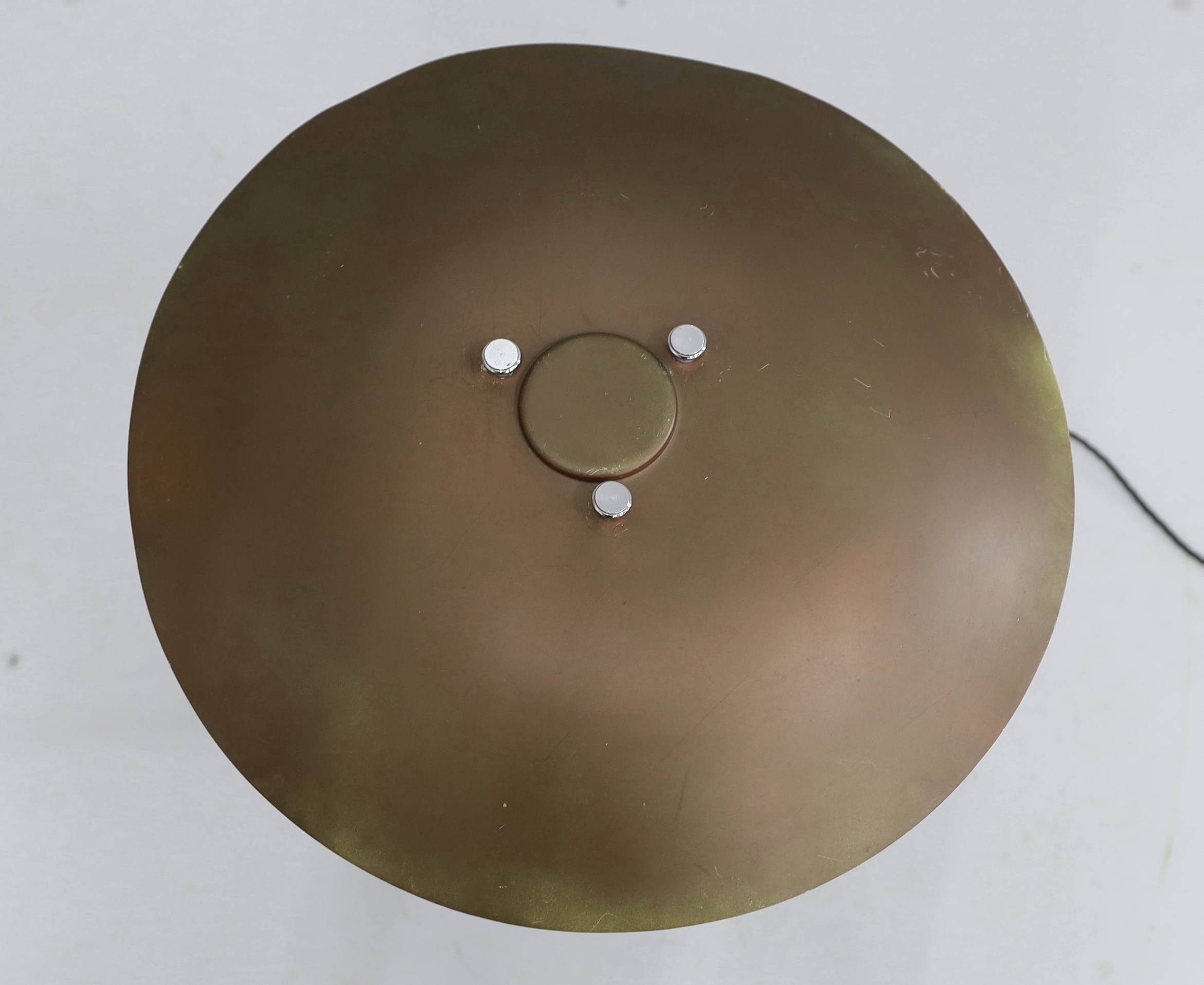 A PH 43 lamp by Poul Henningsen for Louis Poulsen 1980's, height 54cm